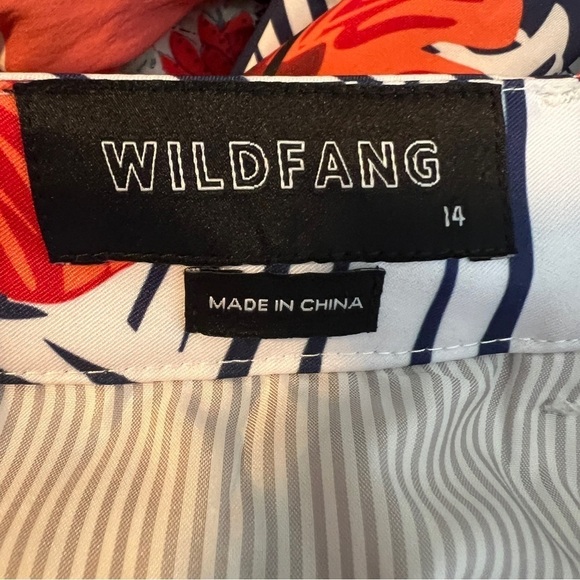 Wildfang Empower Tropical Slim Crop Pants - Picture 4 of 6